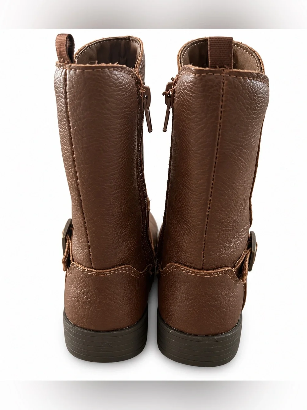 OshKosh B’gosh Toddler Girls Brown Riding Boots Buckle Size 6